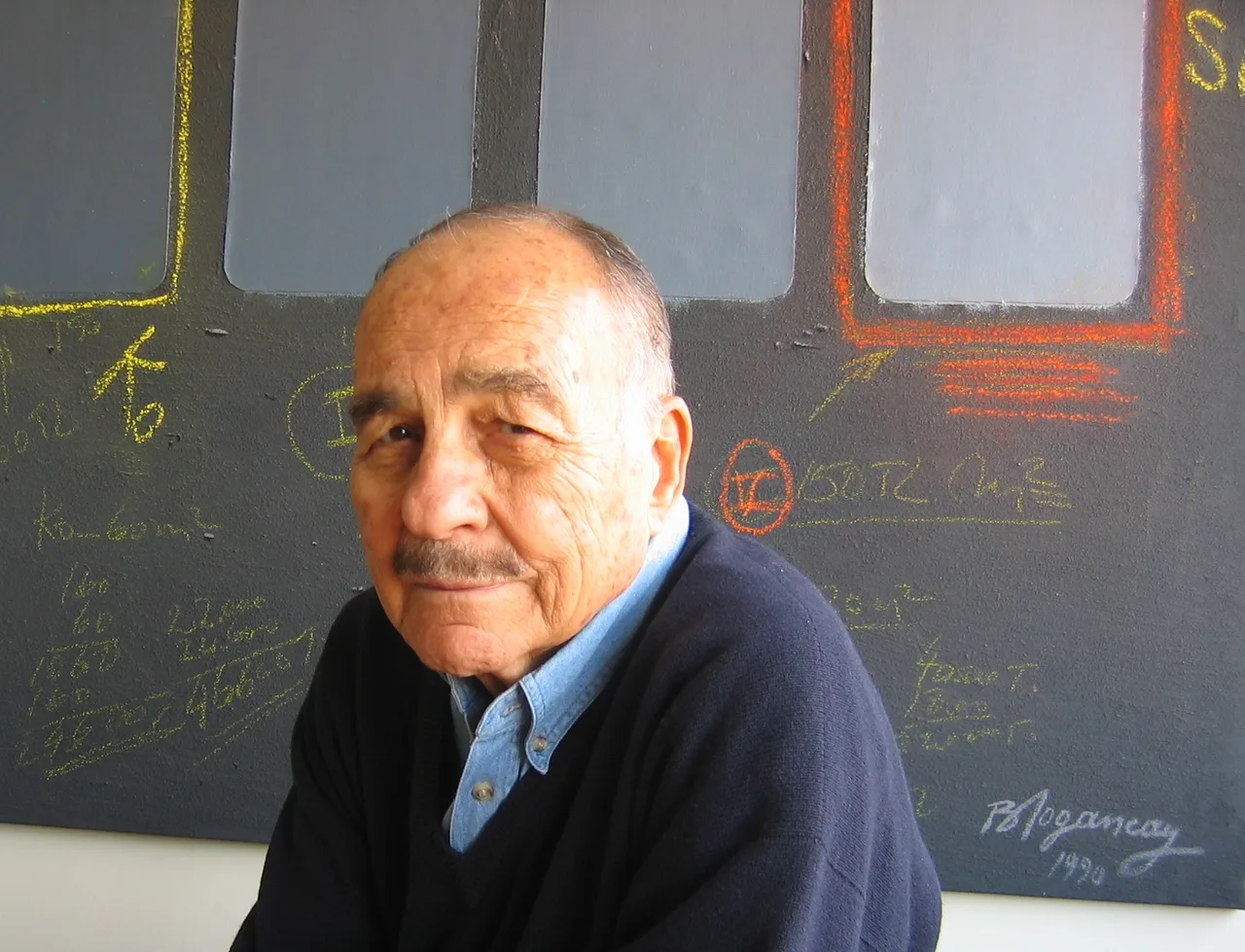 Burhan Doğançay portresi